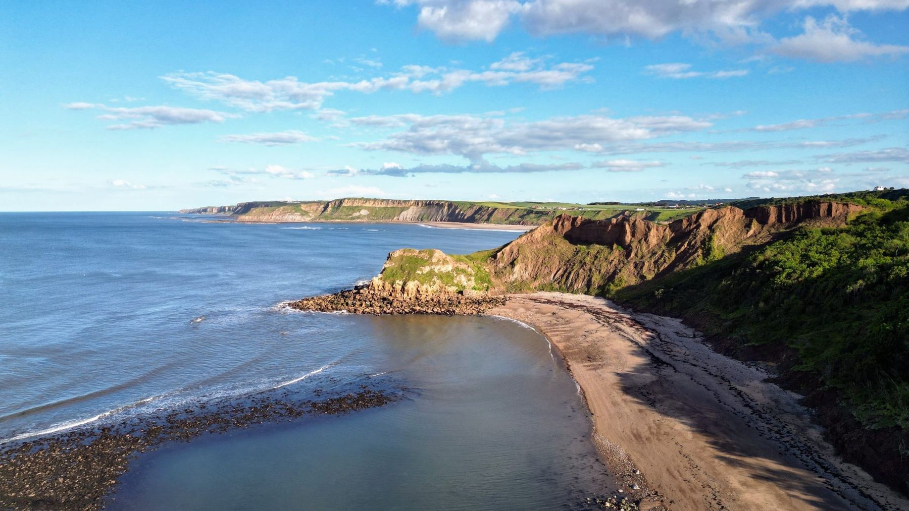 A Peaceful Coastal Park Near Scarborough