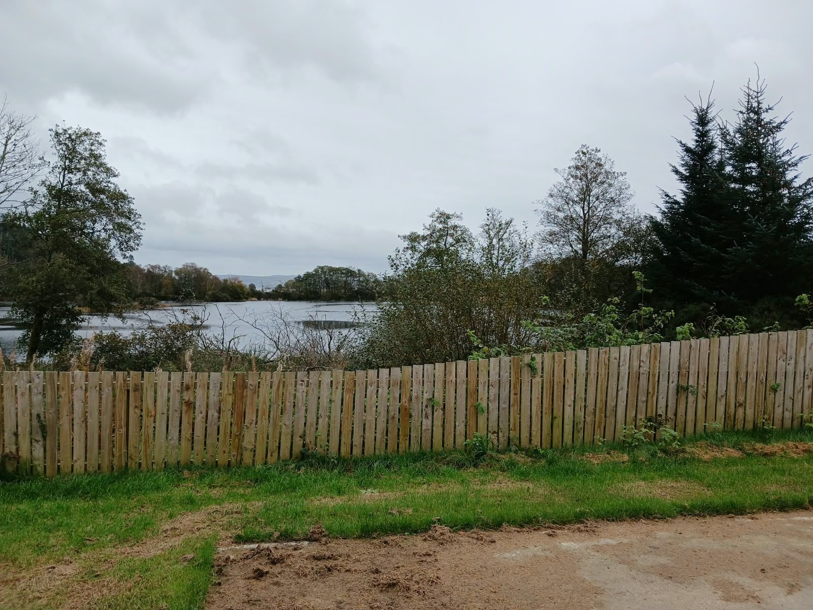 Loch view from one of the new pitches